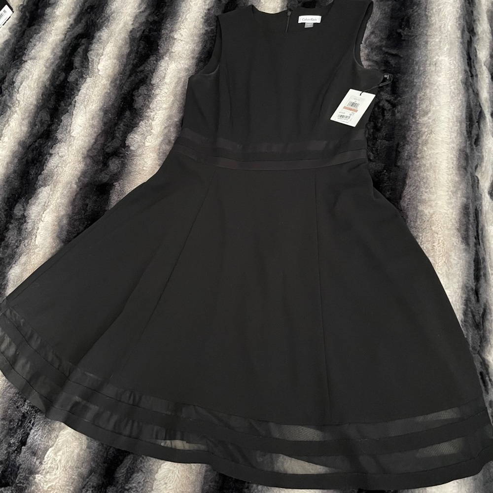 Black Calvin Klein dress offers welcomed